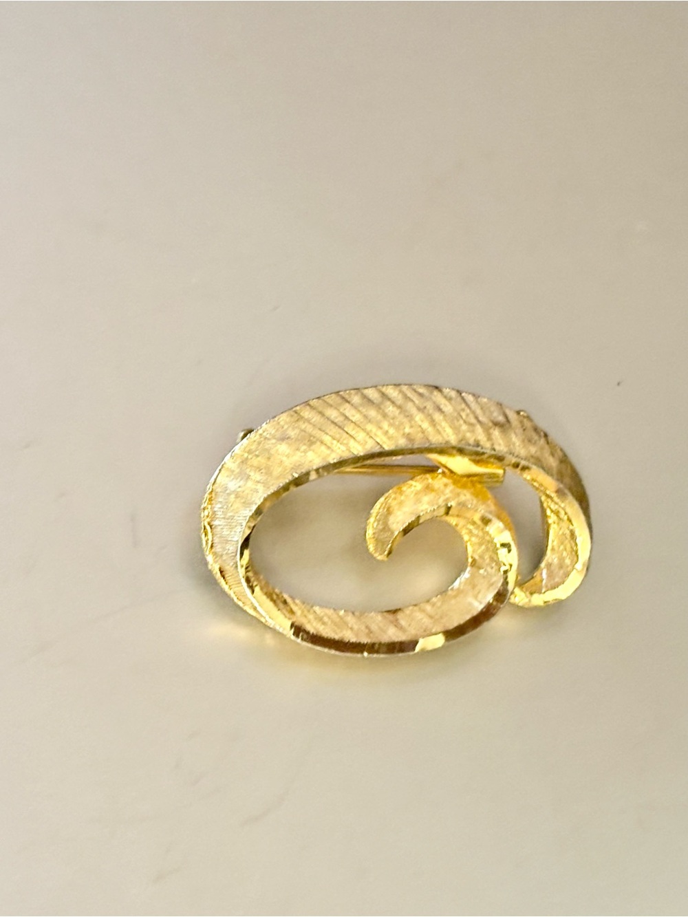 Mamselle signed Swirl  Brooch